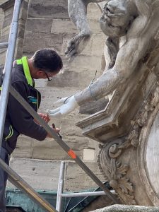 restoration on catheral St Stephens Vienna