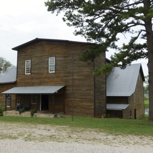 Summersville Mill front showing mill pond