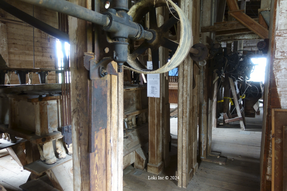 Summersville Mill machinery - main drive shaft