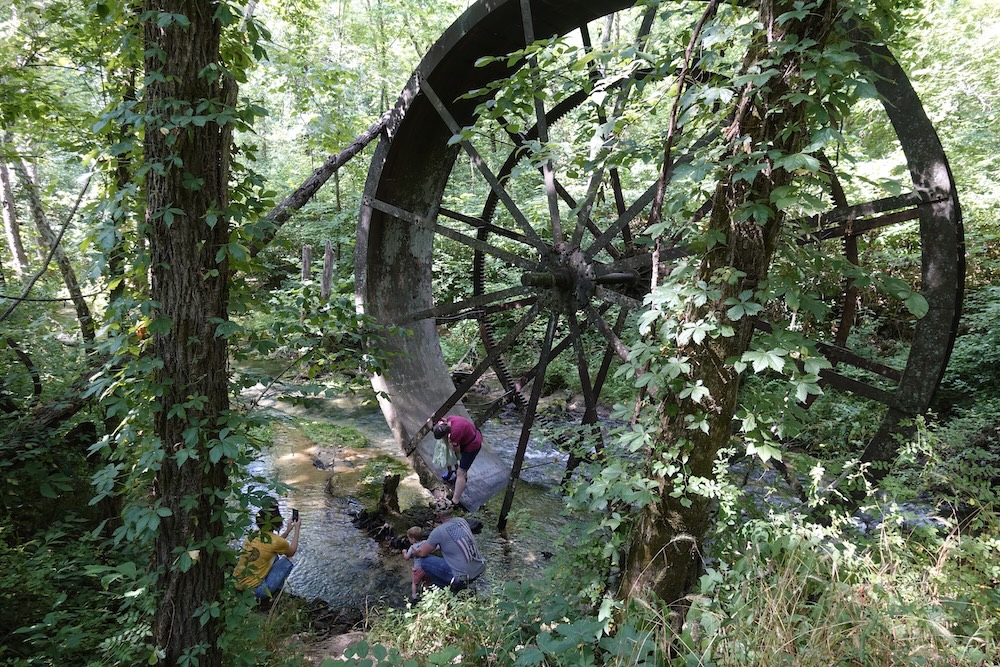 Turner Mill water wheel (Jason Baird photo)